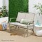 Best Choice Products 2-Person Outdoor Swing Glider, Steel Patio Loveseat, Bench Rocker w/ Armrests